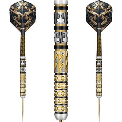 SHOT DARTS Shot Steel Darts Viking Odin 95% Tungsten Steeltip Darts Steeldart Dartpfeile