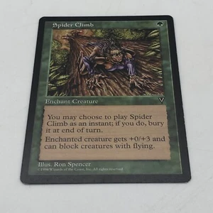Magic The Gathering Spider Climb Visions Common Enchant Creature Vintage - Picture 1 of 11