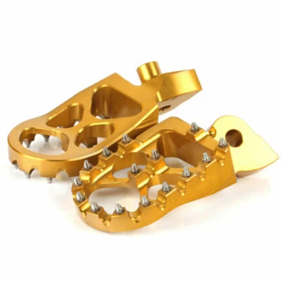 Footpegs Foot Pegs For Yamaha YZ 125 250 99-24 WR250F YZ 250 450 F 01-24 YZ450FX Foto 1 de 4