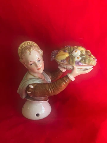 rare, antique, German half doll pincushion doll Cover