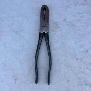 Vintage 9" inch Slip Joint Pliers Welding Blacksmith USA 1940s Tools - Picture 1 of 6