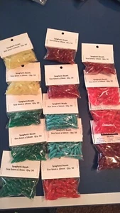 Bead Lot Spaghetti Beads Lot of 800 beads - Bild 1 von 4