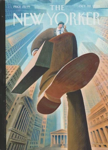 New Yorker Magazine Oct 28 2024 Drookr "Crushing Wealth" Barry Blitt Sketchbook - Picture 1 of 1
