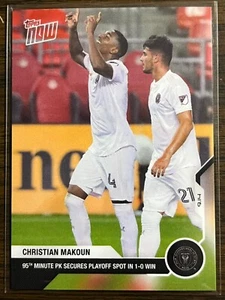 2021 Topps Now MLS #140 Christian Makoun Inter Miami CF - Picture 1 of 2