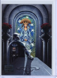 2012 Topps Star Wars Galaxy 7 "MOURNING FOR PADME" Base Set Card #46