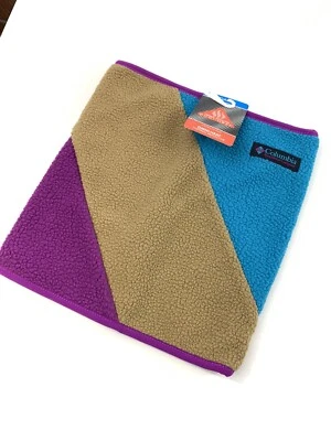 Polaina cuello polar COLUMBIA adulto retro verde azulado púrpura marrón omni calor esquí nieve Foto 1 de 4