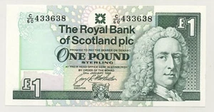 Scotland 1 Pound 24-1-1996 Pick 351.c UNC Uncirculated Banknote - Picture 1 of 2