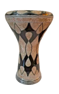 Darbuka with Remo spare head 17", Real mother of pearl by Bavly Music. - Picture 1 of 5