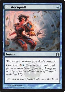 MTG Magic The Gathering Card Blustersquall Instant Blue Return to Ravnica 2012 - Picture 1 of 20