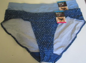 Two Bali one smooth U Bikini's size 9 Blue and Blue polka dot Style DFMMBK - Picture 1 of 2