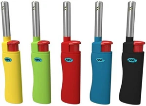 MK Lighter 5 PCS Assorted Colors Candle Lighters - Picture 1 of 3