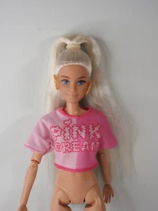 MATTEL BARBIE DOLL CLOTHES #FEB143 PINK DREAM TOP - Picture 1 of 1