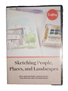 Craftsy Bluprint Sketching People Places & Landscapes 5-Disc DVD Course 4098  - Picture 1 of 1
