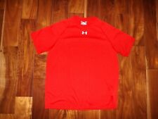 NEW Womens UNDER ARMOUR Short Sleeve Loose Fit Tee Shirt Red Size S Small
