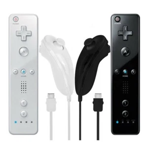 Integrierte Motion Plus Wii Fernbedienung und Nunchuck Controller für Wii Wii U Urlaub - Bild 1 von 233