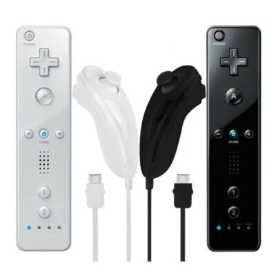 Built-in Motion Plus Wii Remote and Nunchuck Controller for Nintendo Wii Wii U - Image 1 of 4