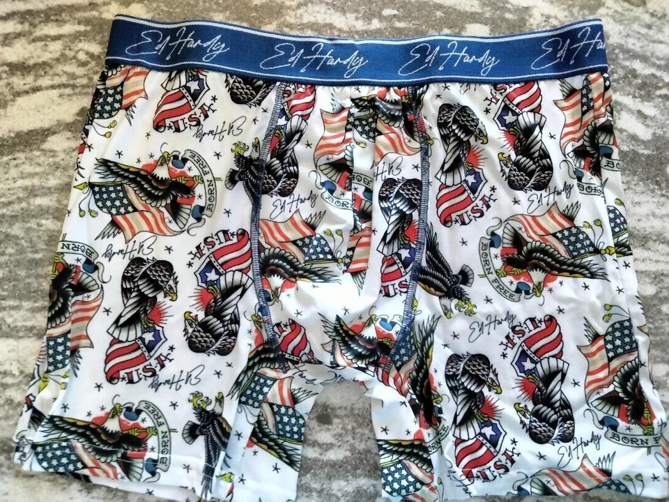 Calzoncillo boxer Ed Hardy Performance Micro para hombre ropa interior grande ¡COMO NUEVO ENVÍO GRATUITO! Foto 1 de 1