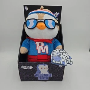 PUDGY PINGUINS Pudgy Man Superheld rotes Cape PLÜSCHTIER Plüschtier 12 Zoll mit einlösbarem Code - Bild 1 von 6