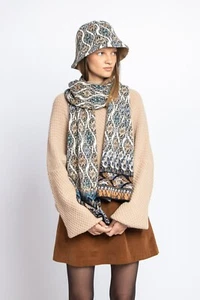 Ivko Bufanda Con Ornamentos 2 Metros Beige Almendra 222780 - Imagen 1 de 4