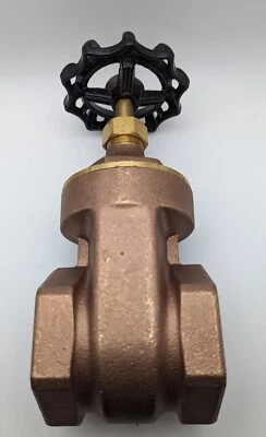 EVERFLOW 207T212 200 WOG BRASS GATE VALVE 2-1/2" (Light Storage Wear) - Image 1 of 4