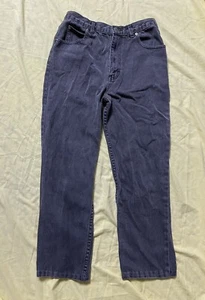 Girls? Bonjour vintage black denim jeans? Size X-large 16. Vintage 90s-00s? - Picture 1 of 12