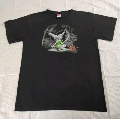 Camiseta Campanilla Vintage Talla L Maravilloso Mundo De Disney Y2K - Usada Foto 1 de 4