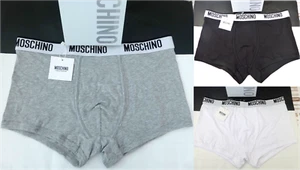 MOSCHINO Boxer Trunk 1pk Mens MC Asst Moulded Tapered Sizes L-XXL Underwear BNIB - Picture 1 of 15