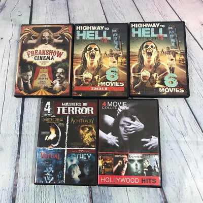 DVD Horror Movie Lot - 26 Movies on 8 Discs  Freakshow COC 3 Mortuary Messengers - Image 1 of 3
