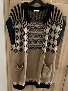 See By Chloe Camel Long Vest - Picture 1 of 9