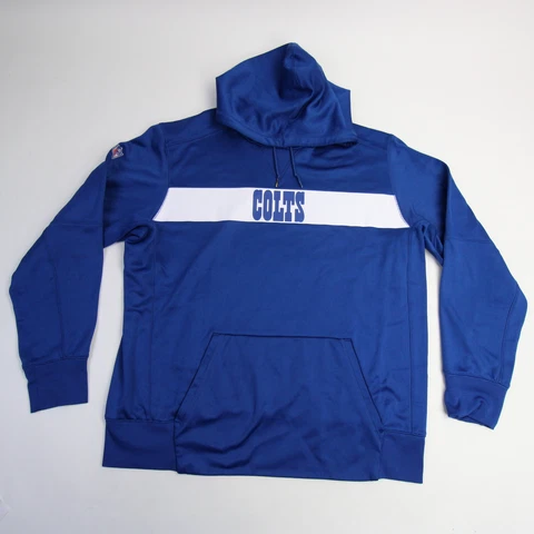 Indianapolis Colts Nike NFL On Field Apparel Sweatshirt Men's Blue/White Used Cover