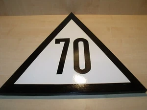 7531) Eisenbahn - origi. Emailleschild - 70 - Dekorativ - 60 x 70 cm - Bild 1 von 2