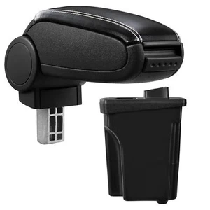 Bracciolo Centrale Pelle Nero Riferimento/Bianco per Hyundai i30 GD Da 2012- - Picture 1 of 1
