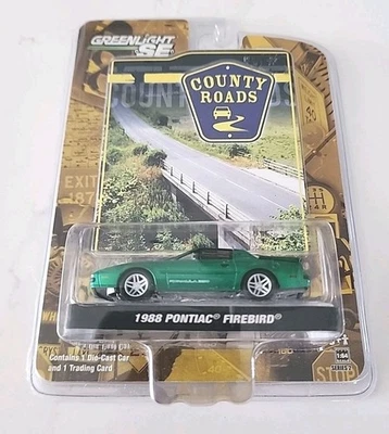 Greenlight Chase 1988 Pontiac Firebird  Green Machine County Roads Series 2 RARE - Image 1 of 4