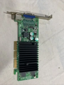 Used Tested - nVidia Geforce FX5200 VGA Card 128MB AGP 8X Low Profile - Picture 1 of 3