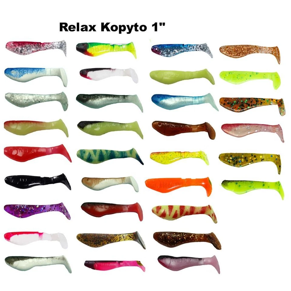 Relax Kopyto 1" ca. 3,5 cm Gummifisch Barsch Forelle - Bild 1 von 1