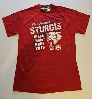 73rd Annual Sturges Black Hills Rally 2013 T-shirt Red Size M/Mens - Image 1 of 4
