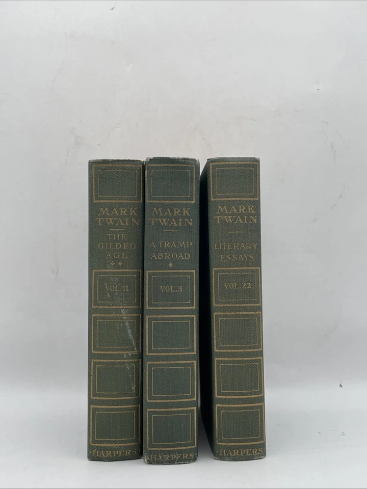 Gilded Age Tramp Abroad Literary Essays Mark Twain Harper Brothers Vol 11 22 3 Foto 1 de 4