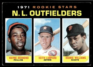 1971 Topps - High # Wayne Redmond, Keith Lampard, Bernie Williams #728 (RC) - Bild 1 von 2