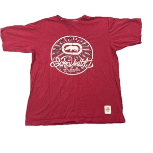 Vtg Ecko Unlimited Tee T Shirt Y2K Rhino Logo Red Men’s Size Large - Picture 1 of 11