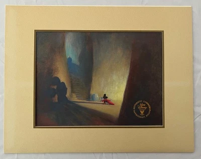 Litografía conmemorativa Fantasía 1939 pintura conceptual original de Disney 1991 Foto 1 de 4