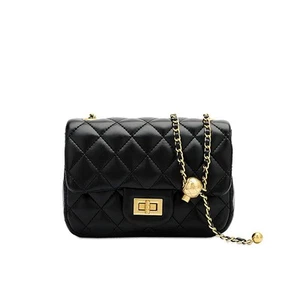 Designer Handbags Leather Clutch Small Quilted Purse Black Crossbody Bags for... - Picture 1 of 6