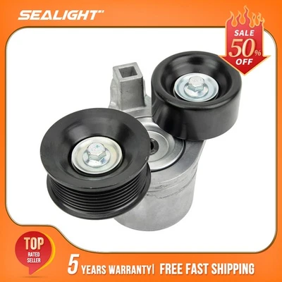 Engine Timing Belt Tensioner w/ Pulley Fits 99-03 Ford F250 F350 7.3L Turbo BT50 - Image 1 of 4