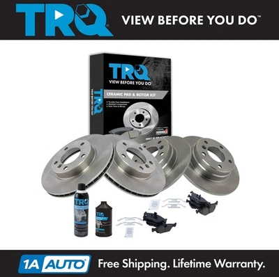 Kit de pastillas de freno y rotor TRQ para BMW 323i 1998 328i 1998 1998-1999 Foto 1 de 4