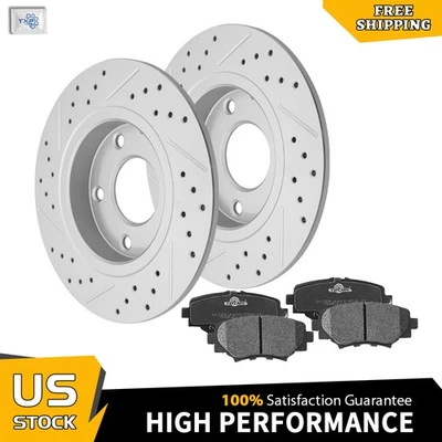 Kit de pastillas de freno de cerámica rotores traseros perforados para Mazda 3 Sport 2014 2015-2018 Foto 1 de 4