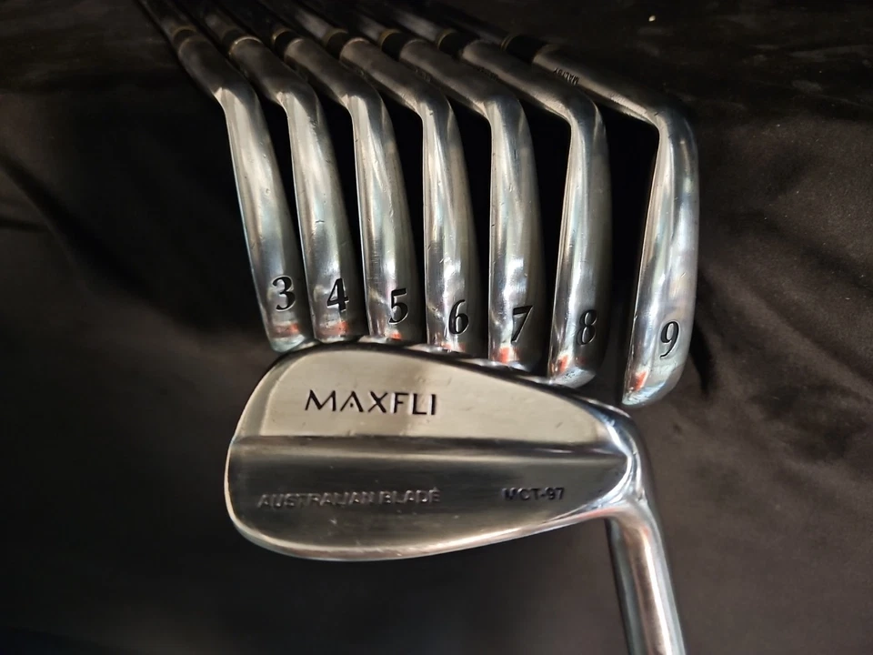 Maxfli Australian Blades MCT-97 3-P Irons Set Dynamic Gold BLACK S300 - Image 1 of 4