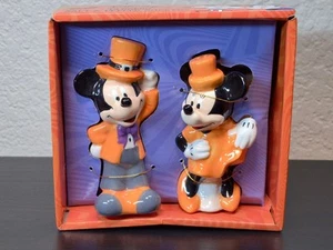 Disney Mickey & Minnie Halloween Salz & Pfefferstreuer Zrike Keramik Neu im Karton - Bild 1 von 4