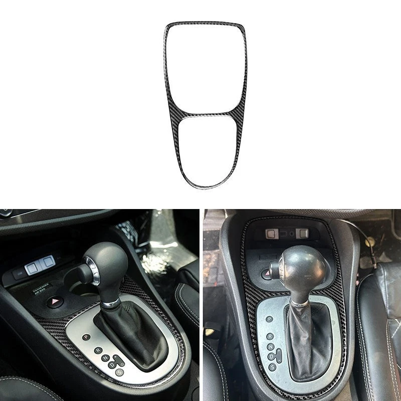 Nueva cubierta de panel de cambio de marchas de consola de fibra de carbono real para Seat Leon MK2 2005-2012 Foto 1 de 4