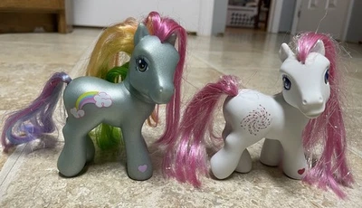 My Little Pony G3 2002 Rainbow Dash Shimmer Star Sparkle cabello cepillable Foto 1 de 4