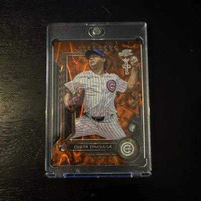 Shota Imanaga Topps Chrome Travis Scott Cactus Jack RC #49 Orange Refractor /25 - Image 1 of 3