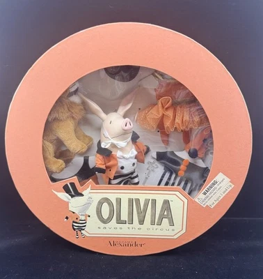Muñeca Cerdo Madame Alexander 8" OLIVIA SALVA EL JUEGO CIRCO con Trajes Accesorios Foto 1 de 4